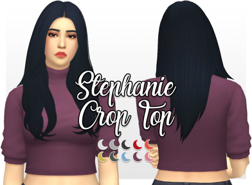 dear-solar: yf stephanie crop topwe could always use more turtleneck crop top. this creation has bee