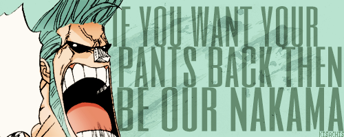 kisachis:  Luffy's first offer to join the crew.