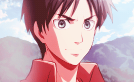 toshinorie:   Eren Jaeger + his smile  ♡ ✧*。   ↳  for my secret valentine @streets-of-ikebukuro​  ♡ 