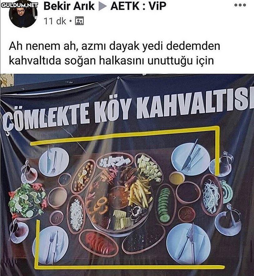 bu nasıl köy kahvaltısı,...