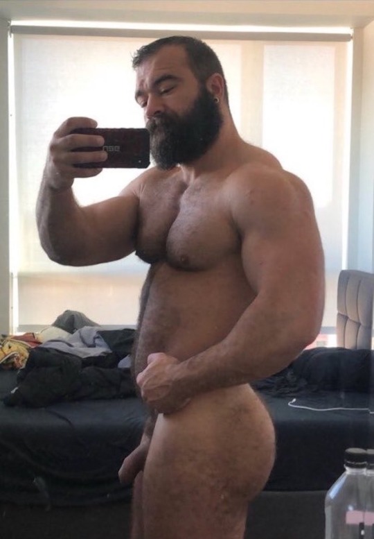 hairymusclesex: jimbibearfan:   1hotfuk:  wranglrlover:    Woof   This man is a-l-m-o-s-t perfect………..*sigh*   Woof 