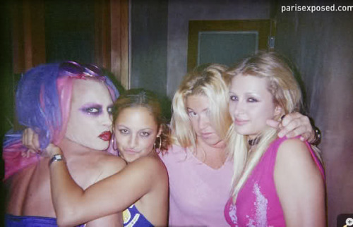 Nicole, Paris, a drag queen, &amp; friend
