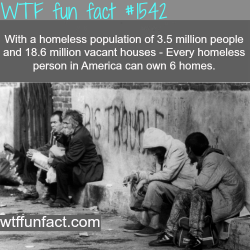 wtf-fun-factss:  How many homeless people in U.S. - wtf fun facts