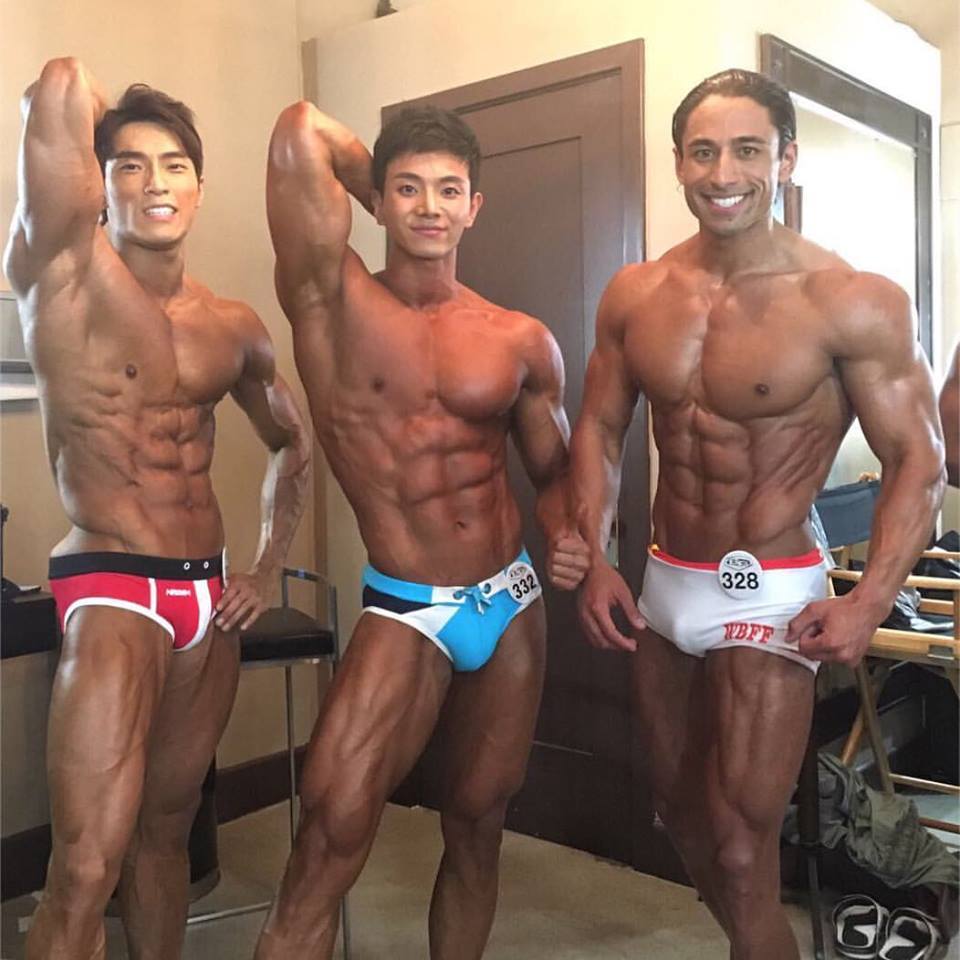   Justin Gonzales  @evan.seong_wbffpro @youngho_wbffpro 