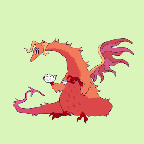 vensideri:kinda struggling with art rn so. worm dragon