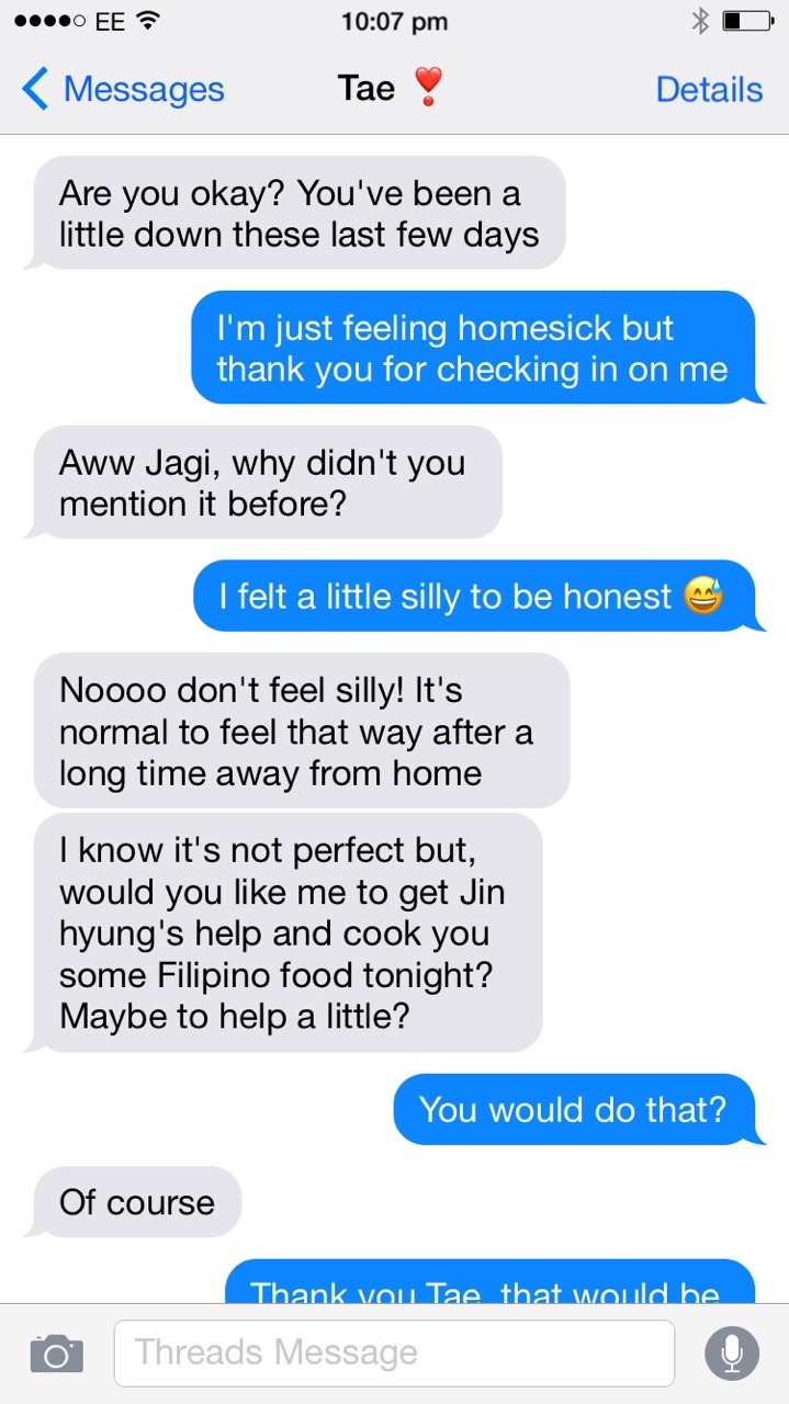 Bts Texts Requested Taehyung Dating A Filipino Girl