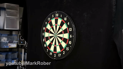 theverge:This dartboard from former NASA engineer Mark Rober guarantees a bull’s-eye through the pow