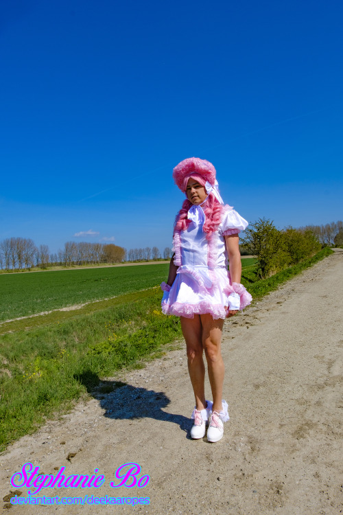 Cute Sissy Girl enyoing a Walk in the Country Side 1