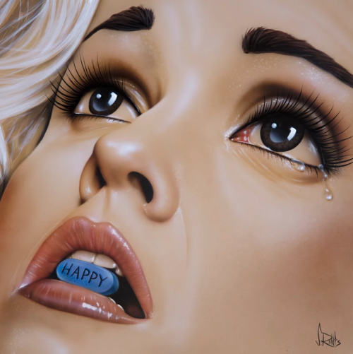 the fashion painting of Scott Rohlfs 