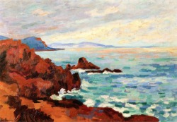 wonderingaboutitall:  Sunset, Le Trayas-Agay - Armand Guillaumin