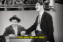 Groucho and Chico Marx in Duck Soup  (Leo McCarey, 1933), my favorite of all the Marx Brothers’ film