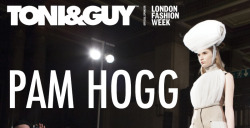 toniandguysingapore:  TONI&amp;GUY x London Fashion Week : PAM HOGG AW13 