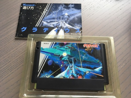 I got Gradius for Famicom with the box and instructions and I&rsquo;m so happy with it, it&rsquo;s a