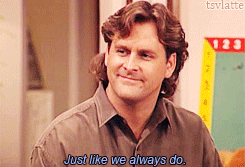 tallskinnyvanillalatte:  The very last scene on Full House 