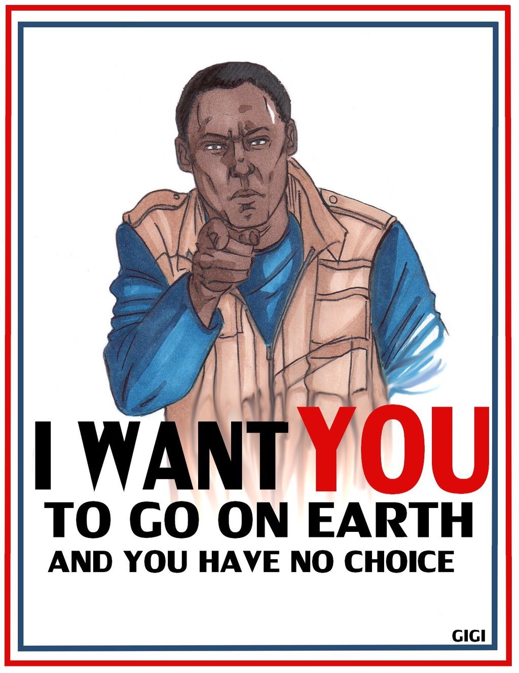 the100-art:  Thelonious wants YOU to go Earth by Gigi-theangryartist  Support the