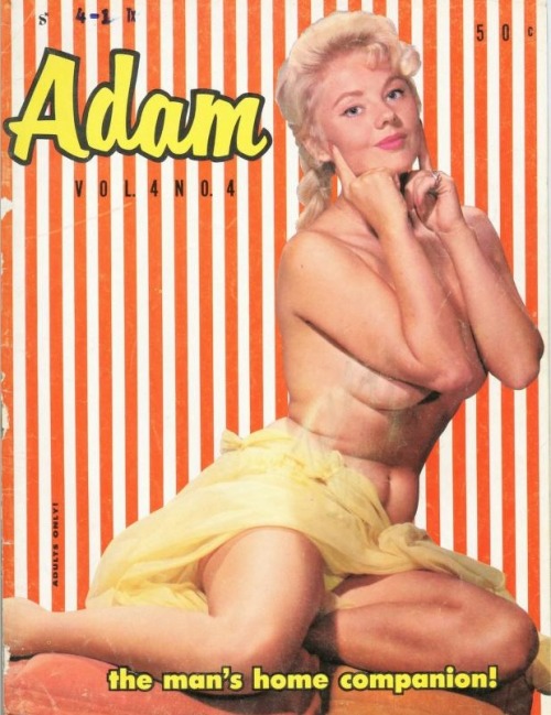 publicdomainentertainment:  Adam Magazine (Volume 4, Number 4) (April 1960) from Internet Archive here 