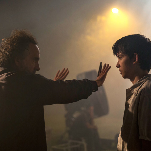 Asa Butterfield gets the ultimate peculiar perspective from director Tim Burton. 