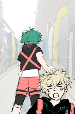 kimbapchan:  Travel goals with Deku and Kacchan