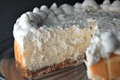 sweetoothgirl:Vanilla Bean Cheesecake with White Chocolate Mousse