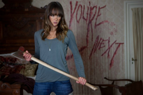 SCREAM QUEEN Sharni Vinson in YOU’RE NEXT