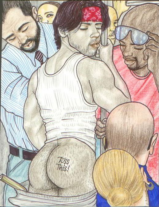fyqueerlatinxs:  From the series “Subway Sex Idols” by Anthony Gonzales New York