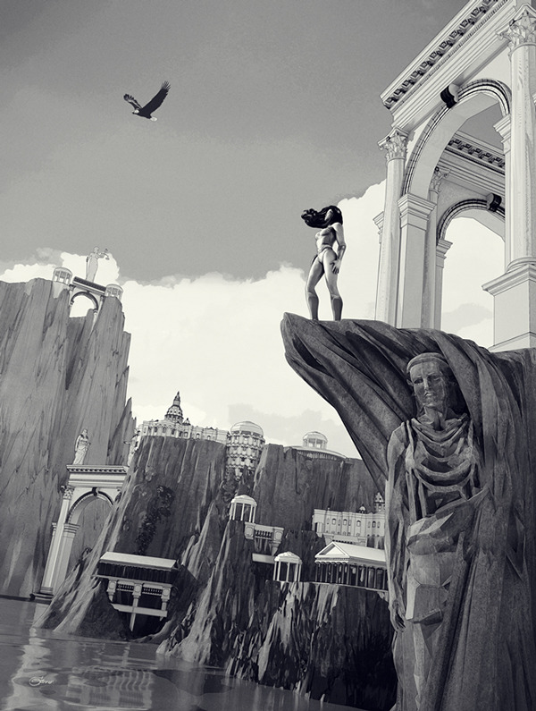 thecomicartblog:  JusticeSuperman, Batman, and Wonder Woman prints by Chris Skinner.