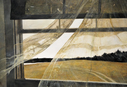 pederost:  Andrew Wyeth - Wind from the Sea (1947)