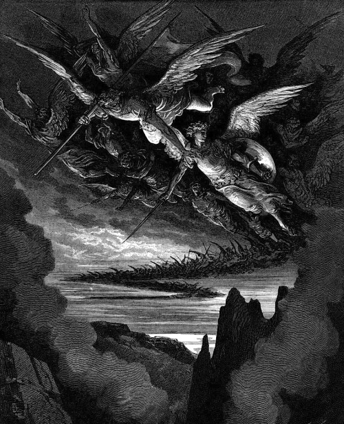 magictransistor:Gustave Doré, John Milton’s Paradise Lost (Woodcut engravings), c. 186