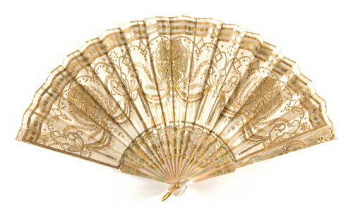 omgthatdress:  Fan Tiffany & Co., late 19th-early 20th century 