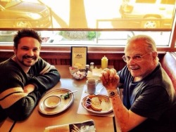 80slove:  eric-matthews-and-mr-feeny-having-breakfast two months ago