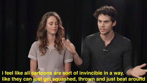 freshgreenie:one of the funniest parts of this interview! i love dylan’s horrified reaction in the l