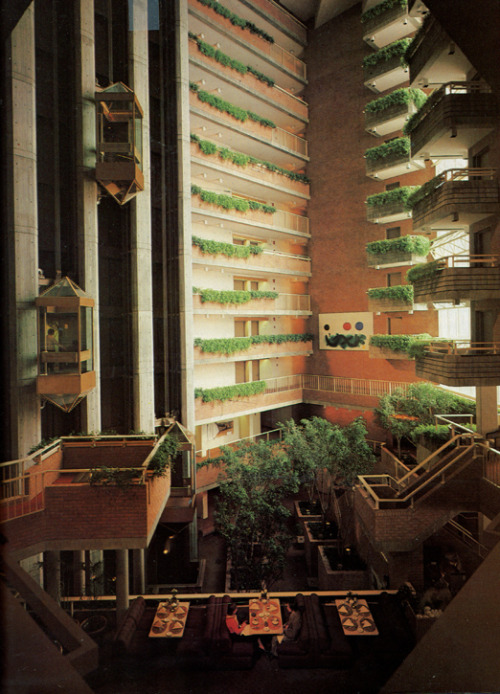 Indoor Mall with Plants, Architectural Record 1975.