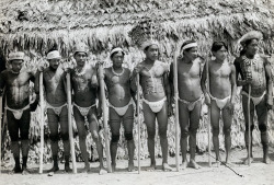   Colombian Witoto men, by Rosa Covarrubias,