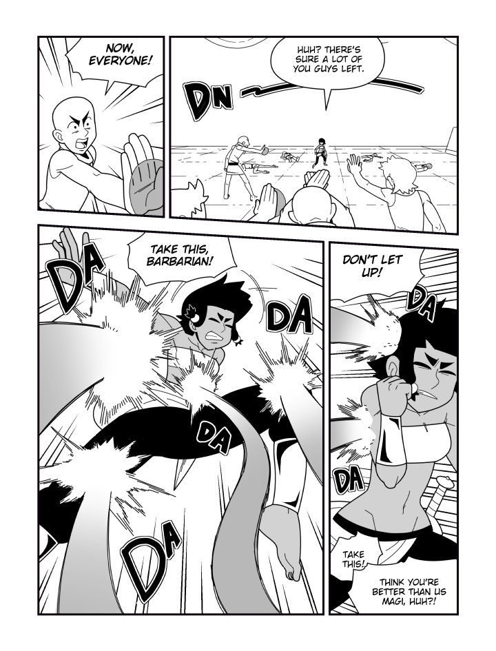 chandacomic: City of Akenus - 26 Time for some beam spam.  I updated my comic twice