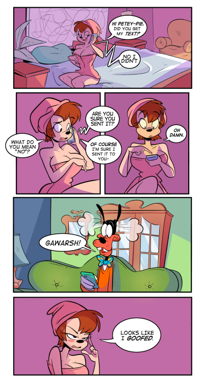 pinupsushi:  kindahornyart:  thaman2016:  When you’ve been married for a while, you’ve got to try different things to spice up the marriage. Unfortunately, things don’t always go as planned. Looks like Peg has learned this the hard way. Oh how I