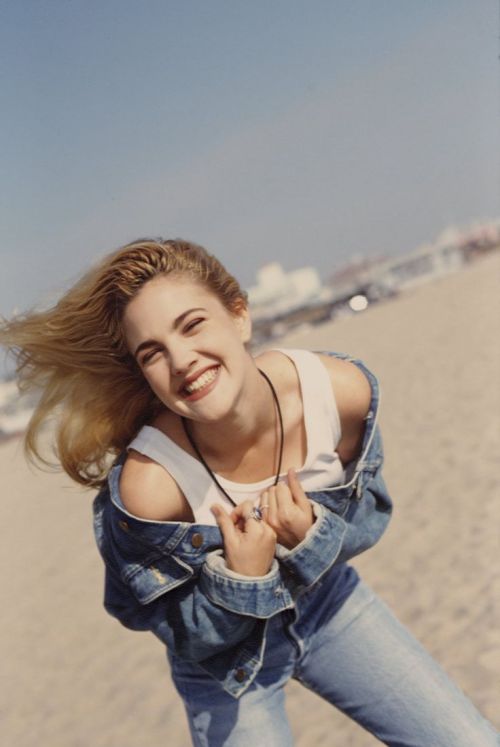 — drew barrymore by mikel roberts, 1992