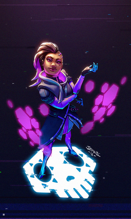 boop rendered #sombra #overwatch #blizzard #fanart #yosilog