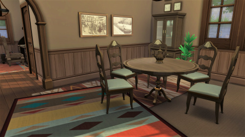 Dining Tables Plus - CC Addon for Base GameIt always bugged me a little how dining tables in The Sim