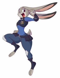 dedoarts:   Part of something I’m slowly working on, first is Judy Hopps!  