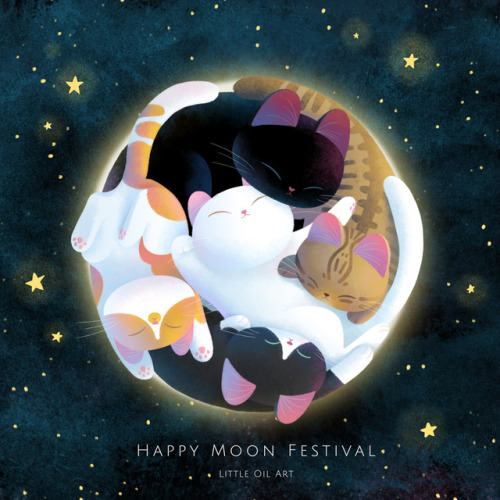 littleoil:Happy Moon Festival !Love and get together