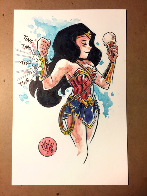 mikemaihack: Wonder Woman has no time for your silly guns and bullets.Also, this is up on eBay for t
