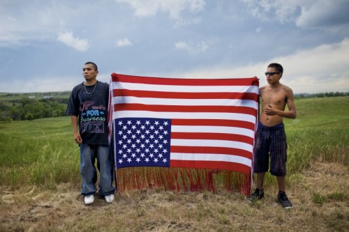 simply-war:  The Oglala Lakota people of the Pine Ridge Reservation in South Dakota live near the si
