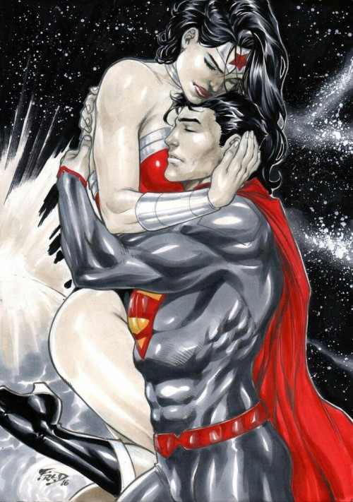 Princess Diana, Superman by Fred Benes