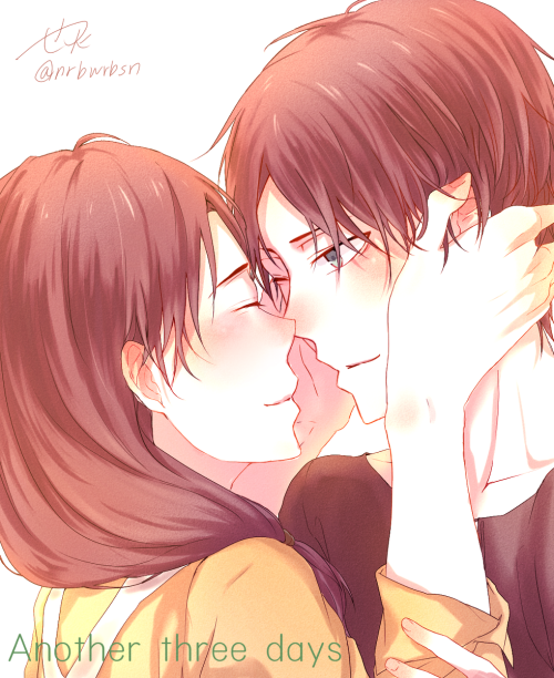 rivialle-heichou:  也火@ついった/ エレン誕カウントダウン！ With permission to repost, do not reprint without proper permission [please do not remove source]