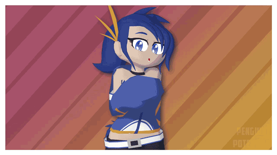 Penguin Potential Aya Cutie Subscriber Pose Gif Made This Little