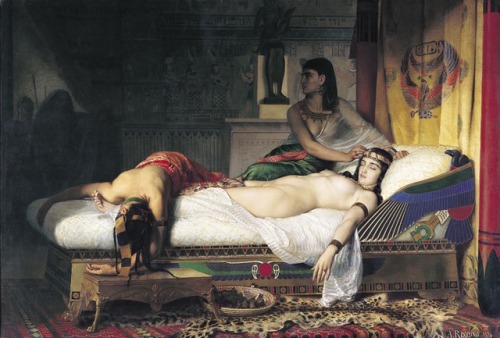 Jean-André Rixens - La mort de Cléopâtre (The Death of Cleopatra) (1874)