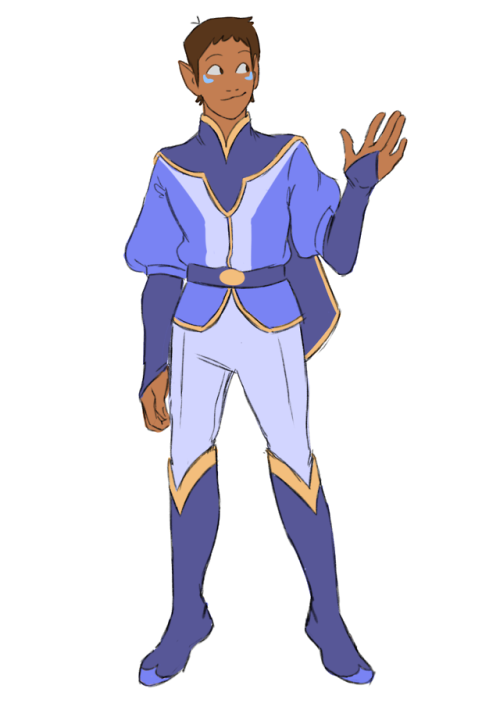 day 2 for klance au month is galtean so heres altean prince lance!! i think he looks handsome..Twitt