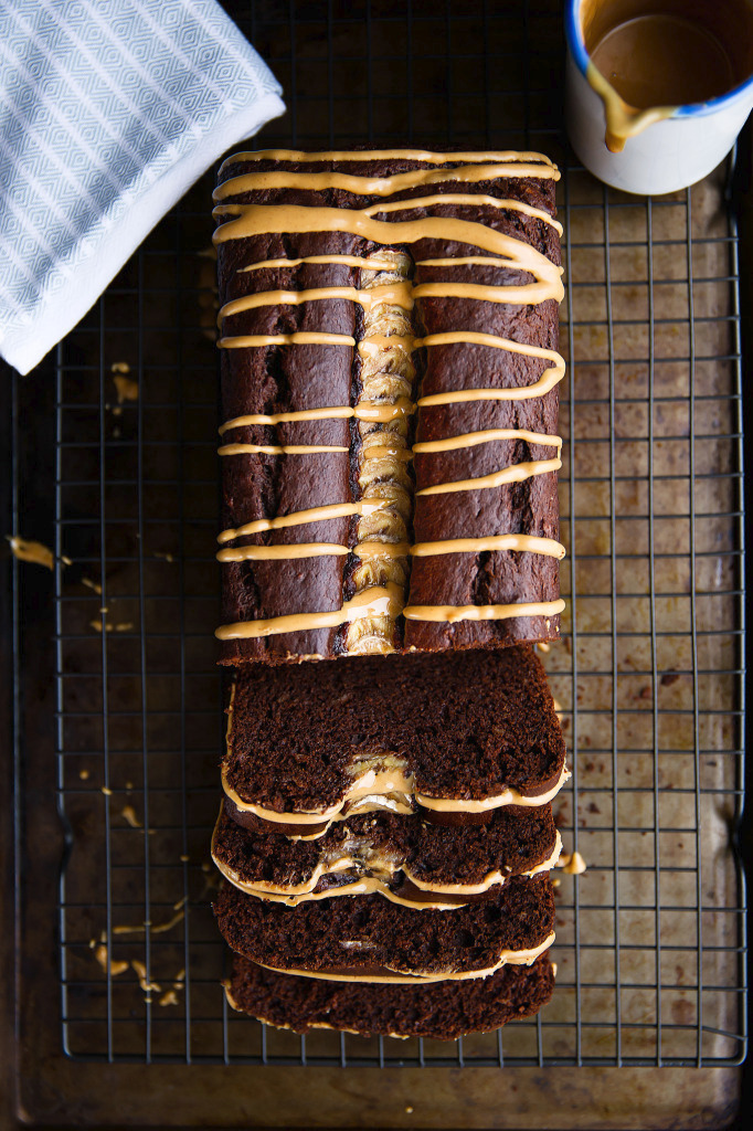 verticalfood:  Chocolate Peanut Butter Banana Bread