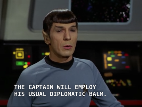 lieutenant-sapphic:i’m cryin spock i love you