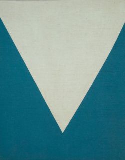 mrkiki:  Antonio Ballester MorenoInverted Blue, 2016acrylic on jute36-¼ x 28-¾ inches, 92 x 73 cm VIA  
